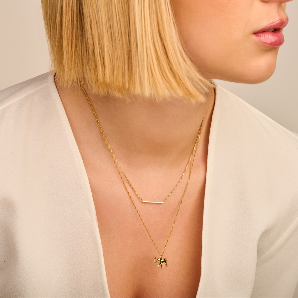 Trapeze Double Necklace