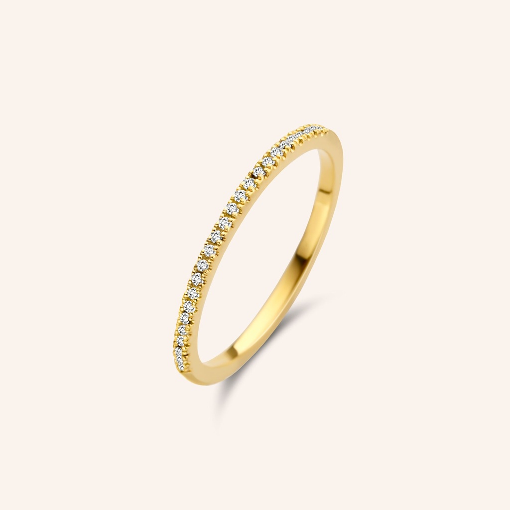 Diamond Moon Ring