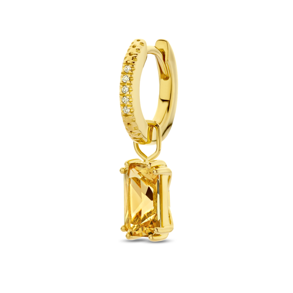 Citrine (Single) Hoop